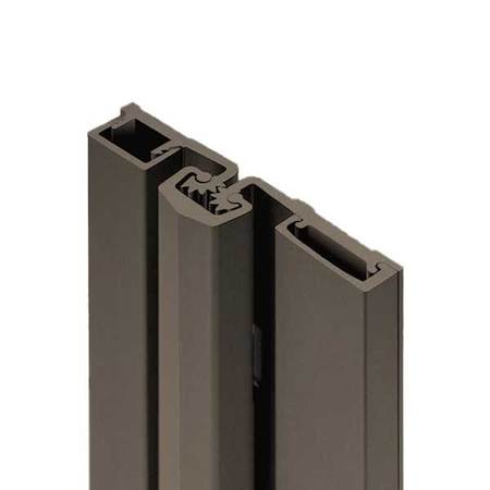 SELECT-HINGES Select-Hinges:  85" Geared Full Surface Hinge - 1/16"Dr Inset- Narrow Frame - D Brn SLH-57-85-BR-HD